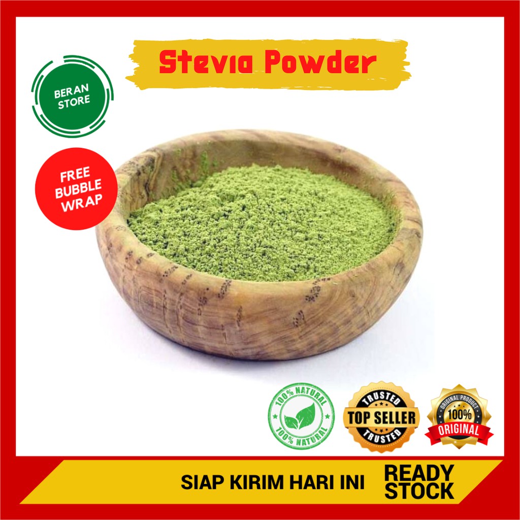 

Daun Stevia Bubuk Murni Sweetener Pemanis Alami Untuk Diabetes 50g