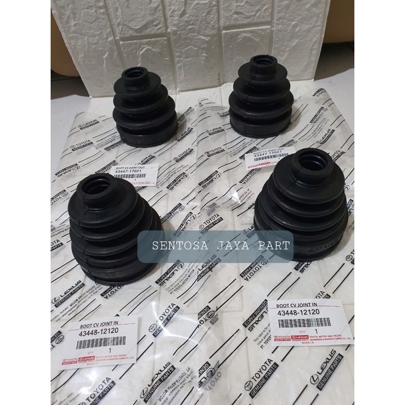 BOOT AS RODA VIOS YARIS ALTIS GREAT SOLUNA 1SET 4PC ORIGINAL