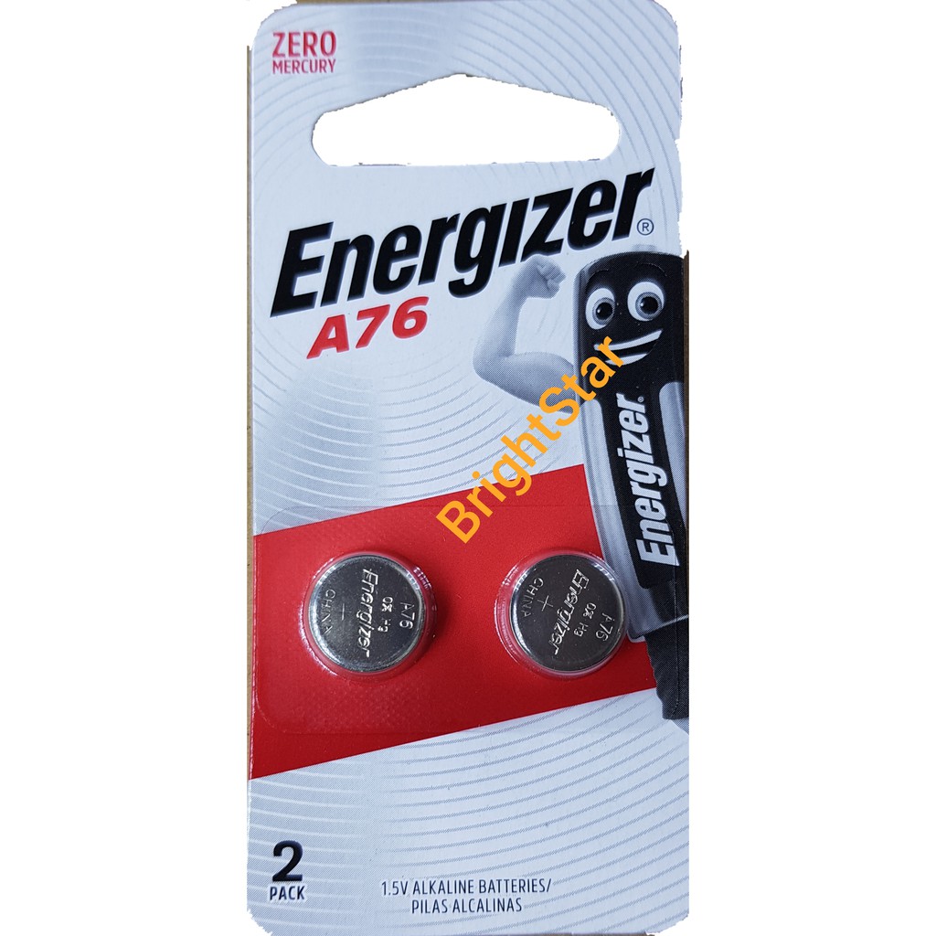 Energizer Baterai A76 / LR44 / V13GS BP2 ALKALINE (2 PCS/PACK)