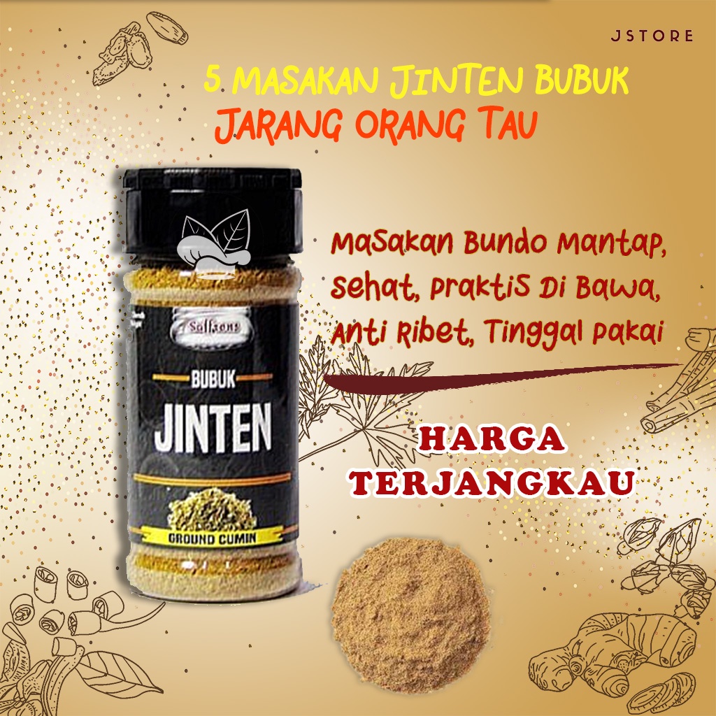 

Jinten Bubuk Murni Bumbu Masak Dapur Bumbu Rempah Herbal Ground Cumin Premium Quality 50g