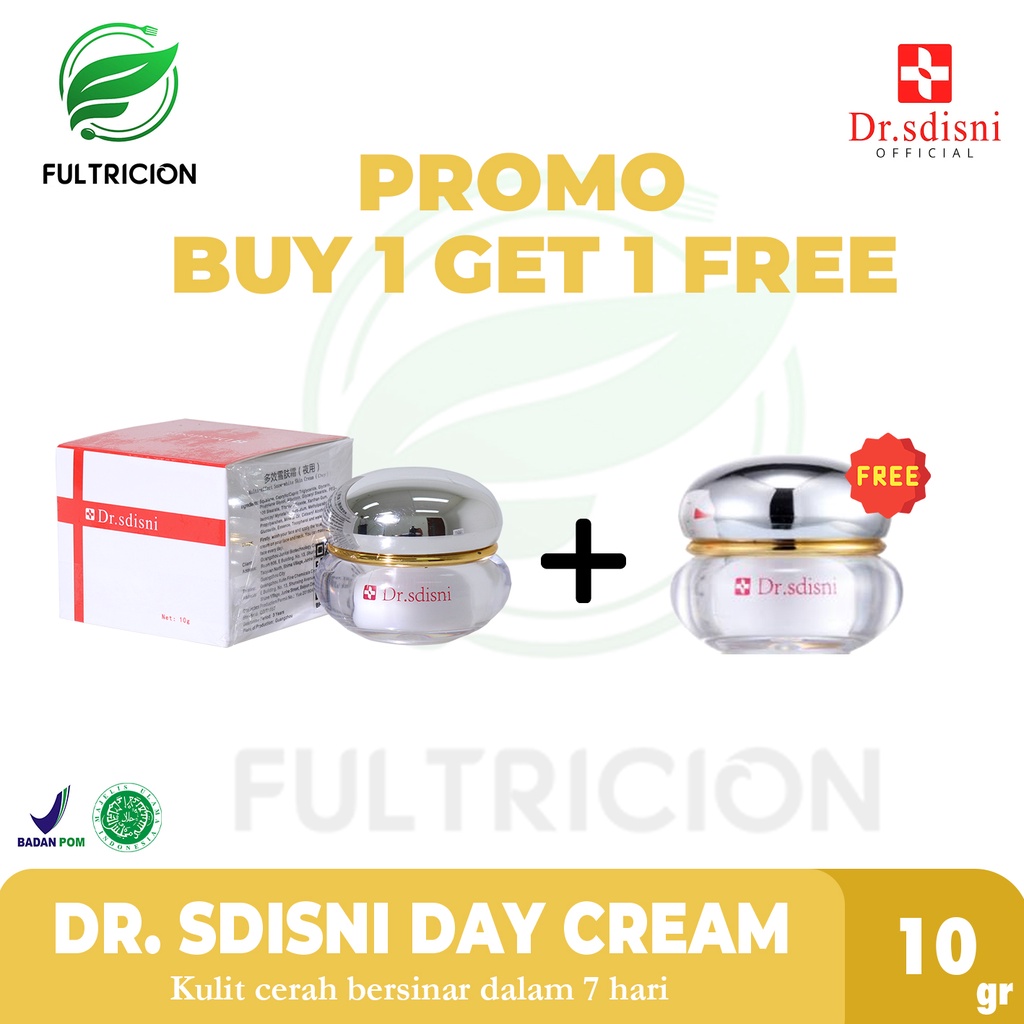 [PROMO] DR SDISNI KRIM SIANG PEMUTIH WAJAH GLOWING ANTI AGING AMAN UNTUK IBU HAMIL DAN BUSUI BPOM HA