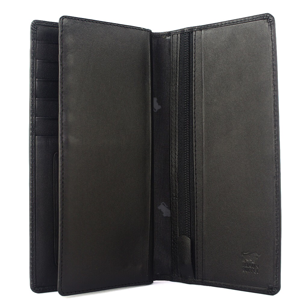 TOKOKOE - Dompet Pria model Panjang bahan Kulit Premium Dompet Lipat - BB 589 Black