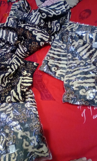 (cod) Couple Kemeja Batik & Rok - Lereng Coklat