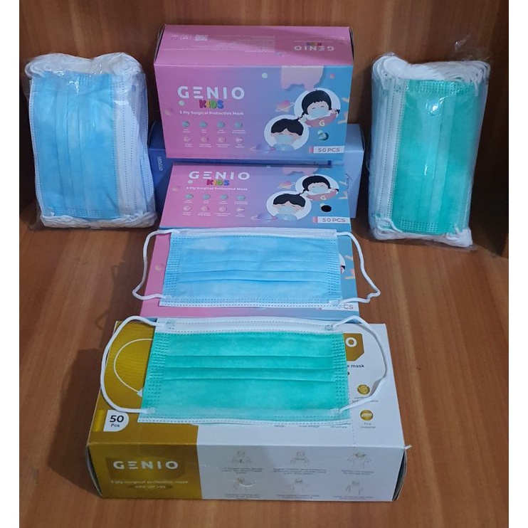 Promo Masker Genio Kids isi 50pcs