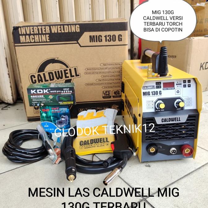 MESIN LAS CALDWELL MIG 130 G / TRAFO LAS CALDWELL MIGI MIG 130 GASLESS