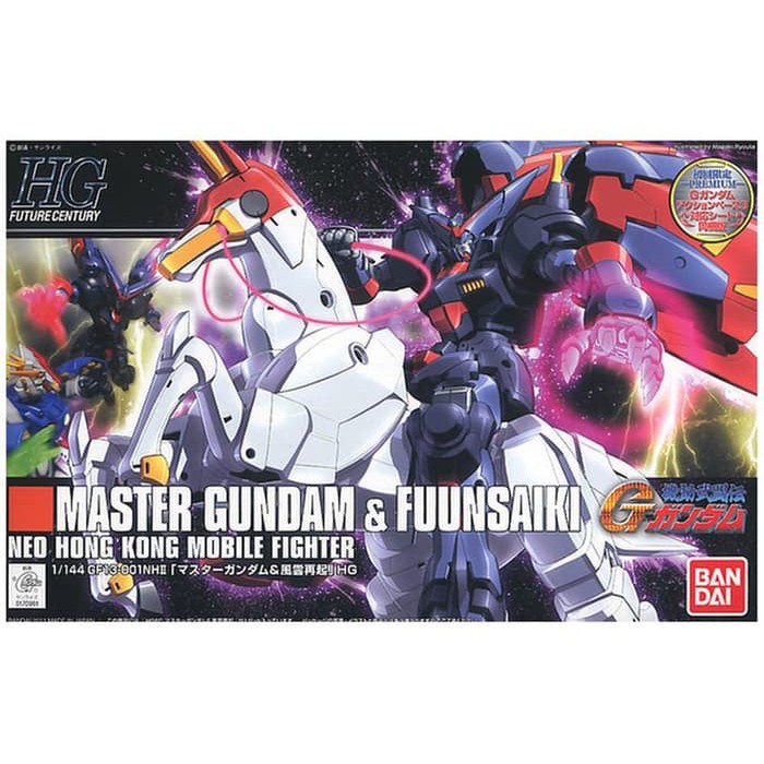 High Grade Bandai Scale HG 1/144 Master Gundam & Fuunsaiki