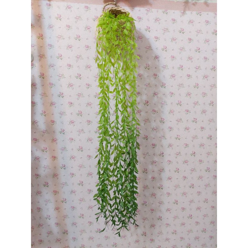 Bunga juntai vas Rotan / Bunga juntai / Bunga tempel /Hiasan dinding