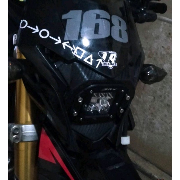 lampu depan, lampu utama klx, crf, cross, supermoto full LED