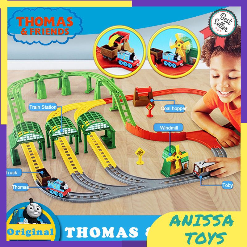 Mainan Kereta Api Thomas Mainan Elektronik Original Thomas Electric Train Toy Plastic Railway