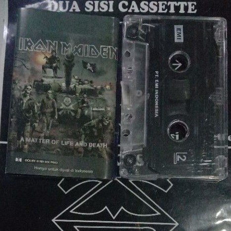 kaset pita iron maiden - a matter of life and death - amolad