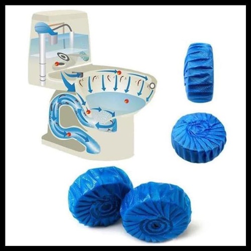 Tablet Biru Pembersih Kloset Closet Toilet WC Sibiru Penyegar 50gram