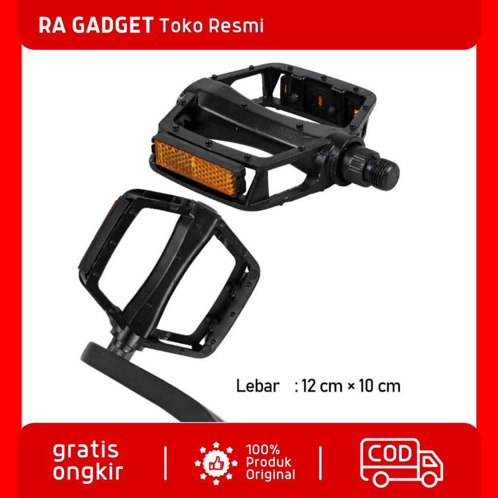 Pedal Sepeda Aluminium Pedals Bike Anti-Slip / Pedal Injakan Pijakan Sepeda Speda Mtb Anak Balap Bmx
