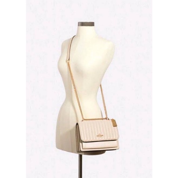 Coach Klare CrossBody Linear Quilting Taupe Original