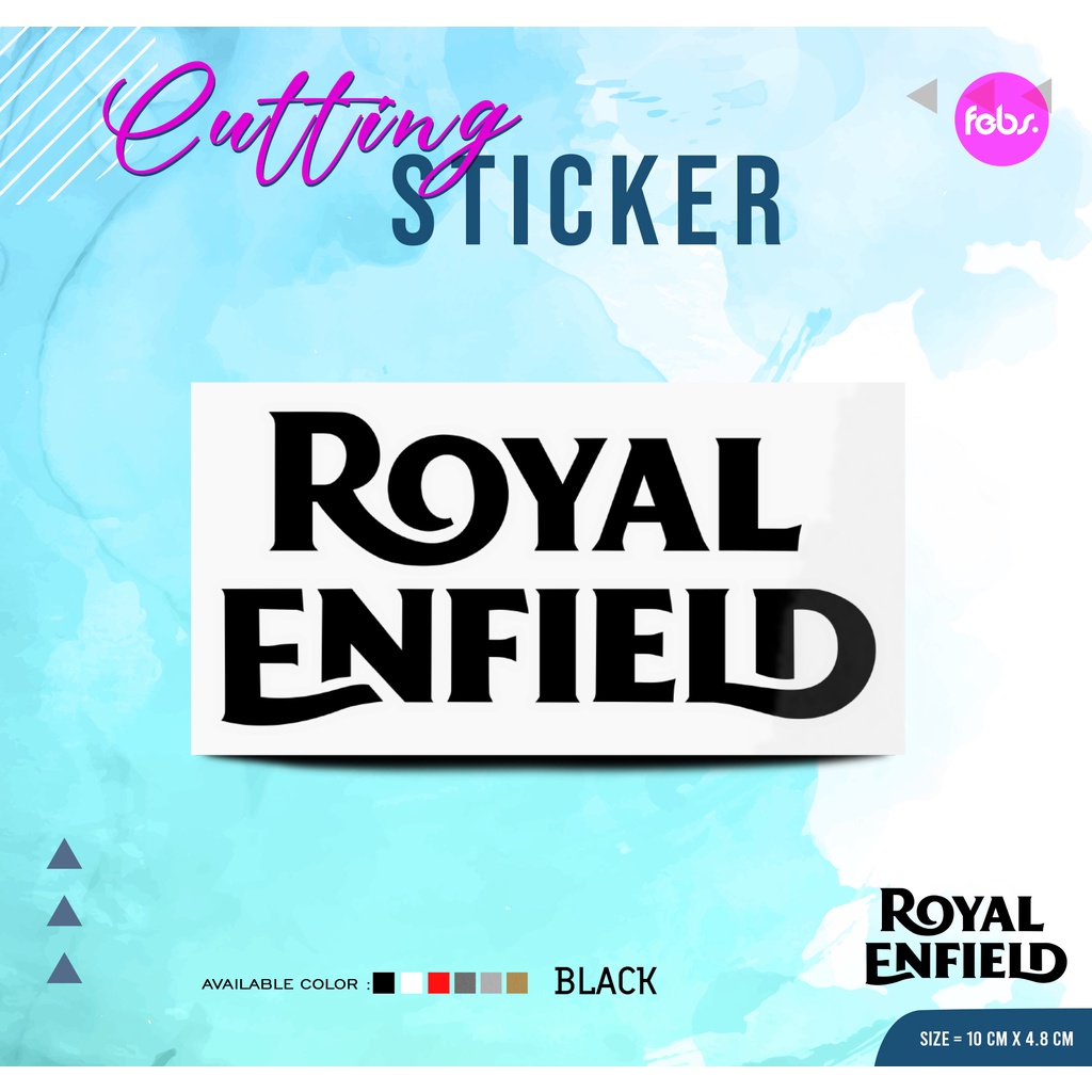 Cutting Sticker Royal Enfield | Stiker Cutting Royal Enfield