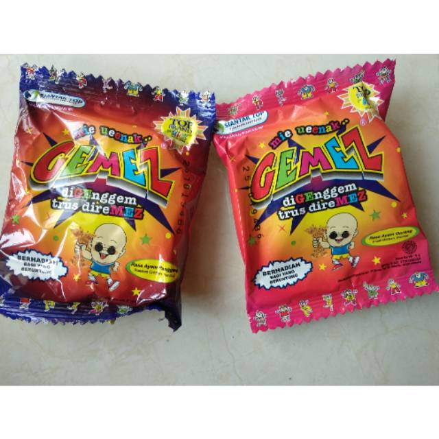 Mie gemez jajan jadul 9gr