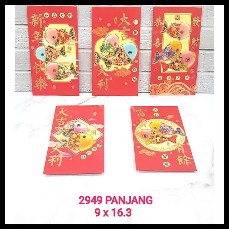 

Angpao Panjang Imlek Ikan 2949 Isi 6 Lembar