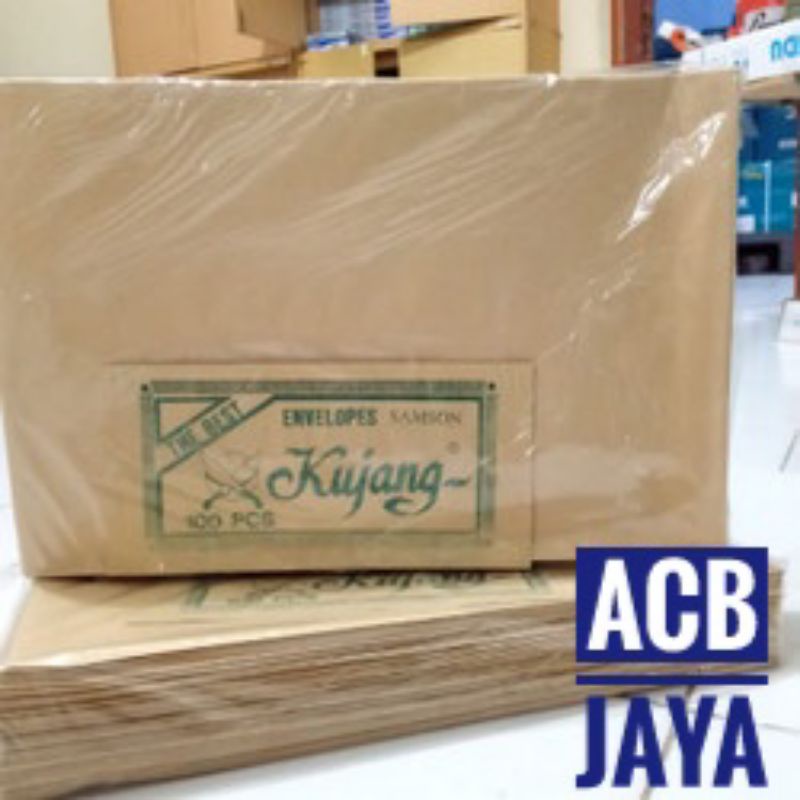 

Amplop Coklat Folio Kujang 24 x 35 Cm Murah