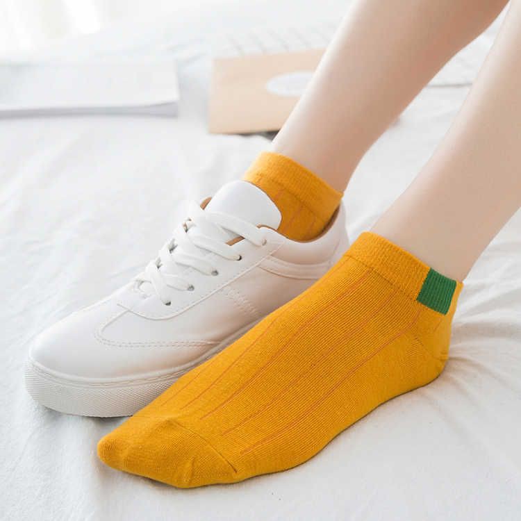 FygaleryMedan D020 Kaos Kaki Polos Wanita KaosKaki Ankle Pendek Korea Murah Short Socks-5