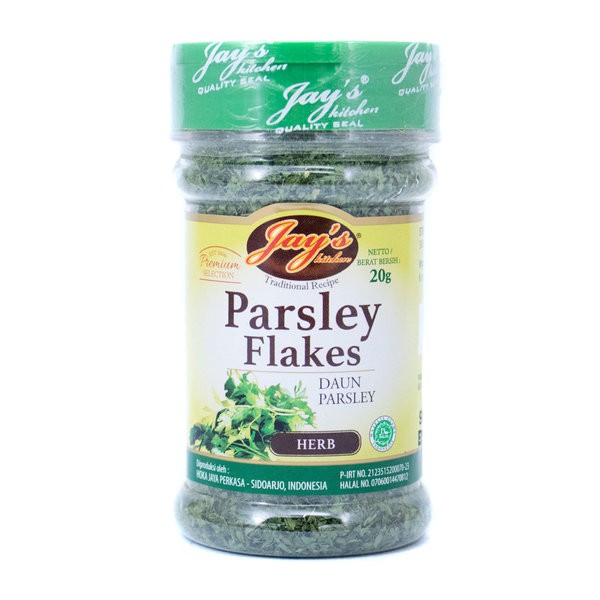 

JAY'S Kitchen Parsley Flakes 20gr - Daun Parsley JAY'S Kitchen