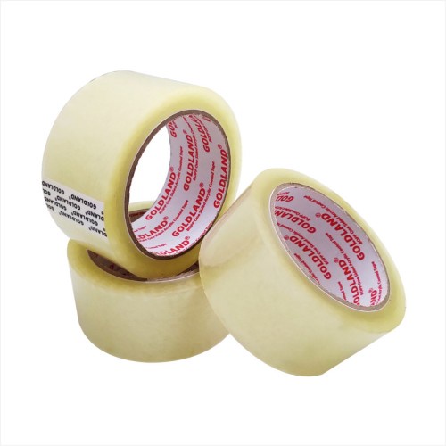 Lakban Bening 48 mm / 90 Yard Goldland / Lakban Isolasi Solatip 2 Inch Tebal