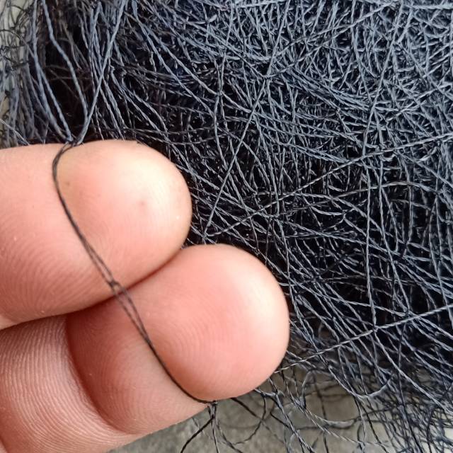 Jaring burung hitam nylon lubang 1¾ inch tinggi 2,5 meter