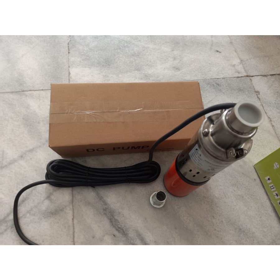 MAXPUMP SCREW DC12V 71 Pompa Celup Screw Water Pump DC 12Volt 250Watt Sumur bor 3inch Submersible Pump