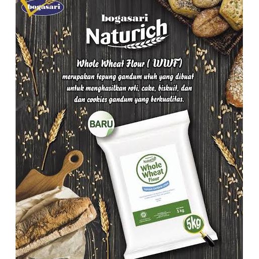 

TURUN HARGA Bogasari Naturich, Tepung terigu whole wheat TP177