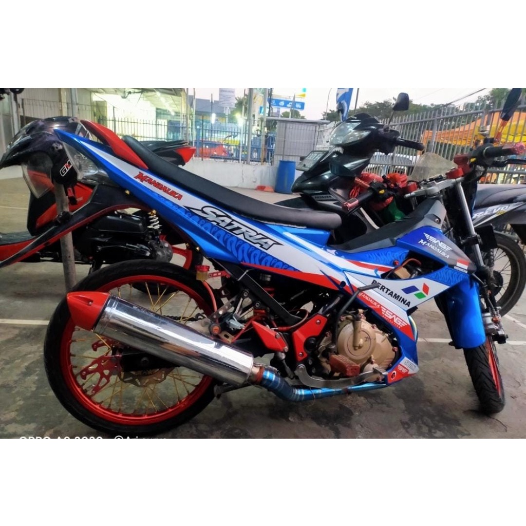 STRIPING SATRIA FU MANDALIKA RACING
