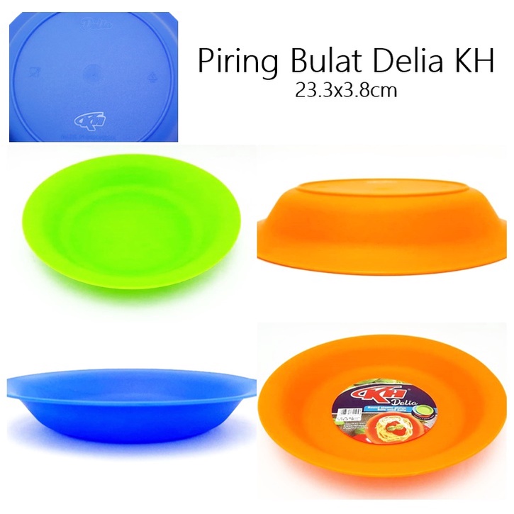 Piring Bulat Delia KH 9.5 Inch (23.5cm)