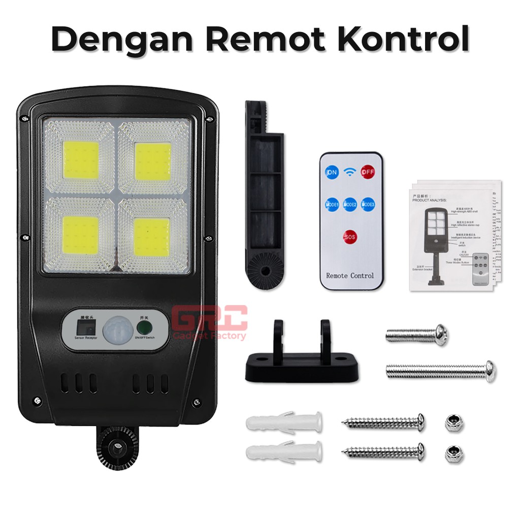 Lampu Dinding LED Taman Sensor Tenaga Surya 50w 450w Lampu Solar