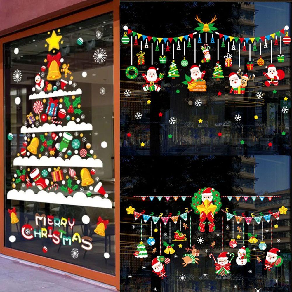 Top Wall Stiker Hadiah Natal Baru Decor Merry Christmas