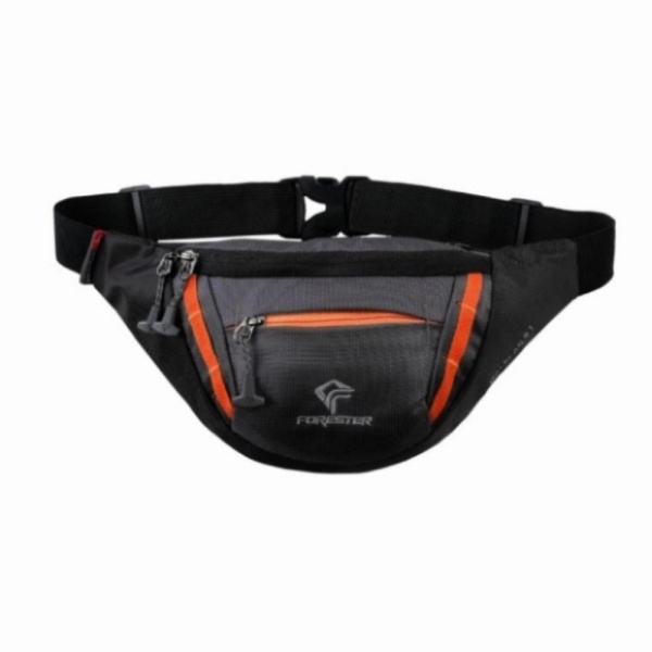 Promo Tas Pinggang Forester 40146 Malelac 0.1 Waist Bag tas Pria Outdoor - Hitam Berkualitas