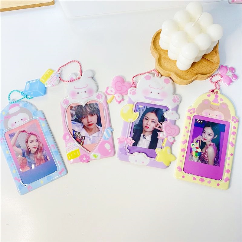 (Ready) Card Holder PVC Photocard Ballchain / Frame PC