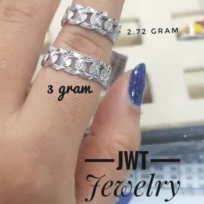 Cincin Emas Fashion Model sisik naga ukir cantik