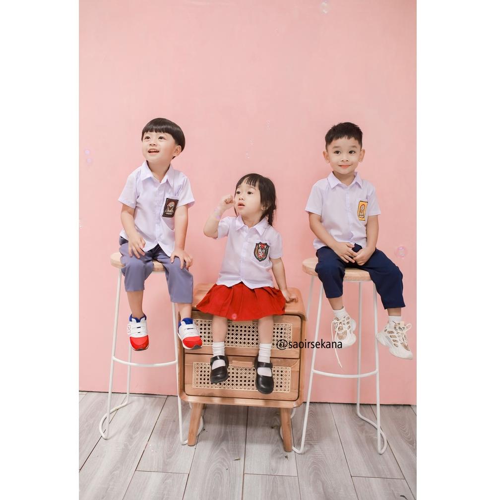 [KODE PRODUK CIR5895] baju seragam sekolah SD SMP SMA bayi batita balita anak laki-laki perempuan uk