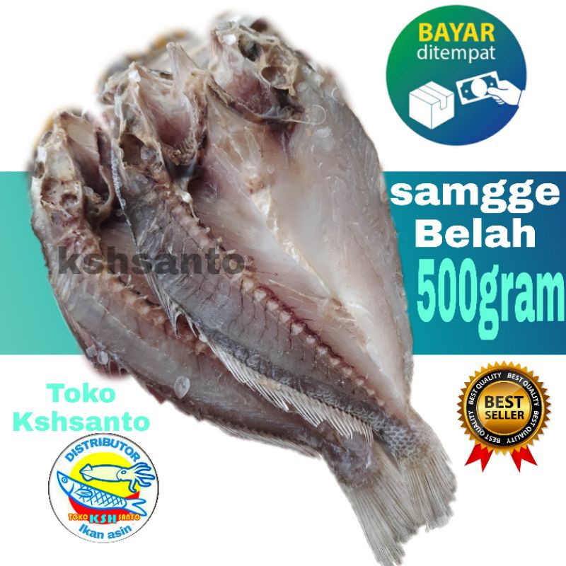 

Ikan asin samge belah 500gram