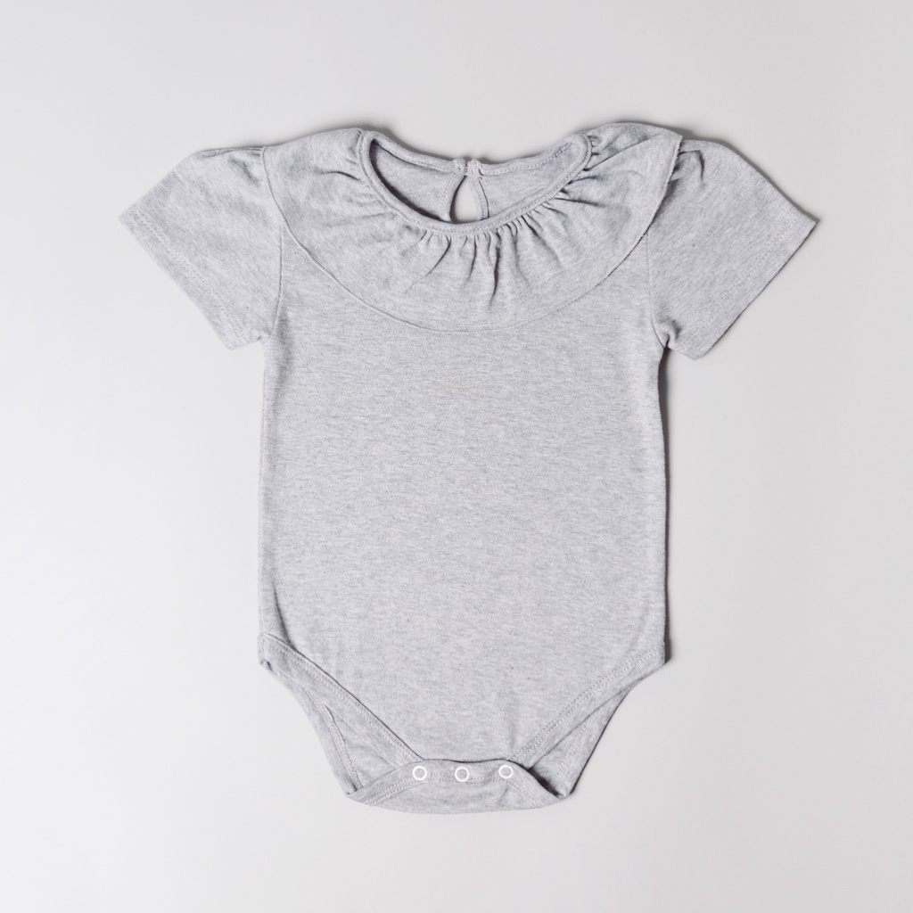 ABRICOT - Collar Bodysuit Grey