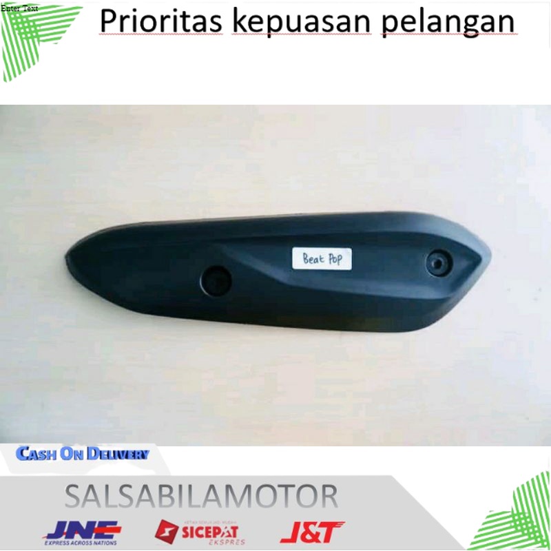 Cover Tutup Beat Pop / Penutup / Tameng Pelindung Knalpot / Kenalpot Beat Pop FI / F1/Injeksi ESP ak