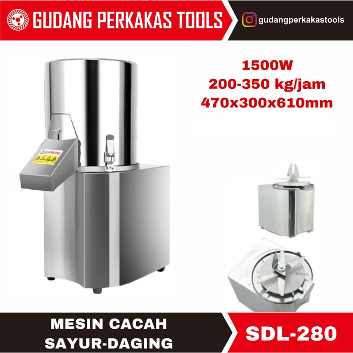SBO Mesin cacah (pencacah) sayur daging besar SDL280 BURUAN