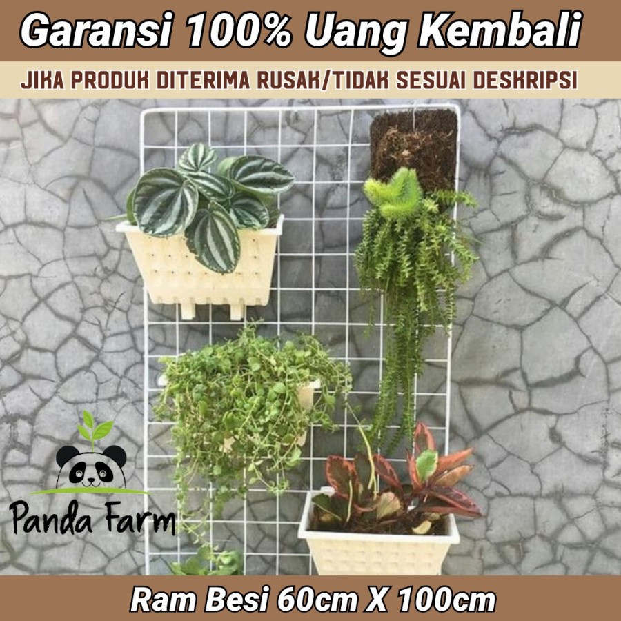 RAM Besi / Rak Besi Pot Dinding 60x100 cm