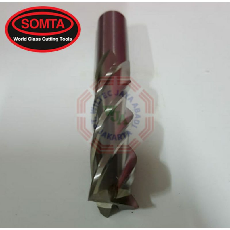 Mata milling / End mill LONG 3mm 4Flute HSS merk SOMTA