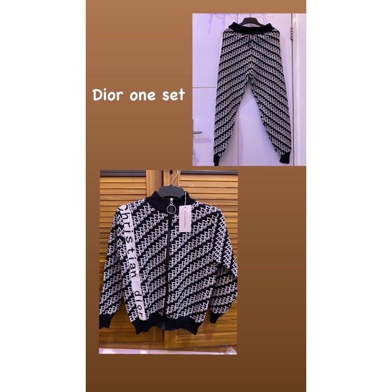 one set dior knit import