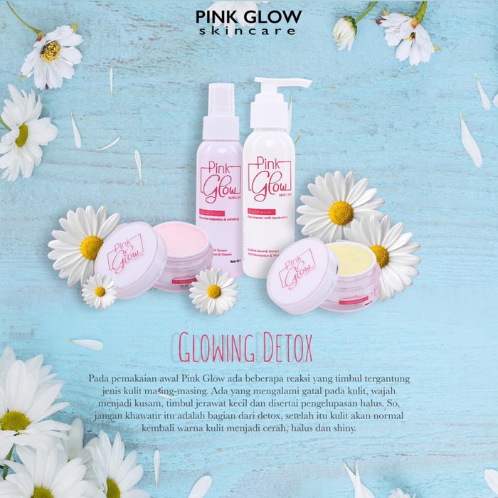 PINK GLOW SKINCARE PAKET TONER [ BPOM ]