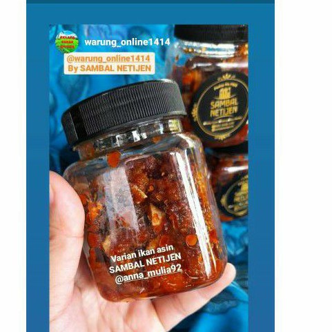 

sambal netijen varian ikan asin