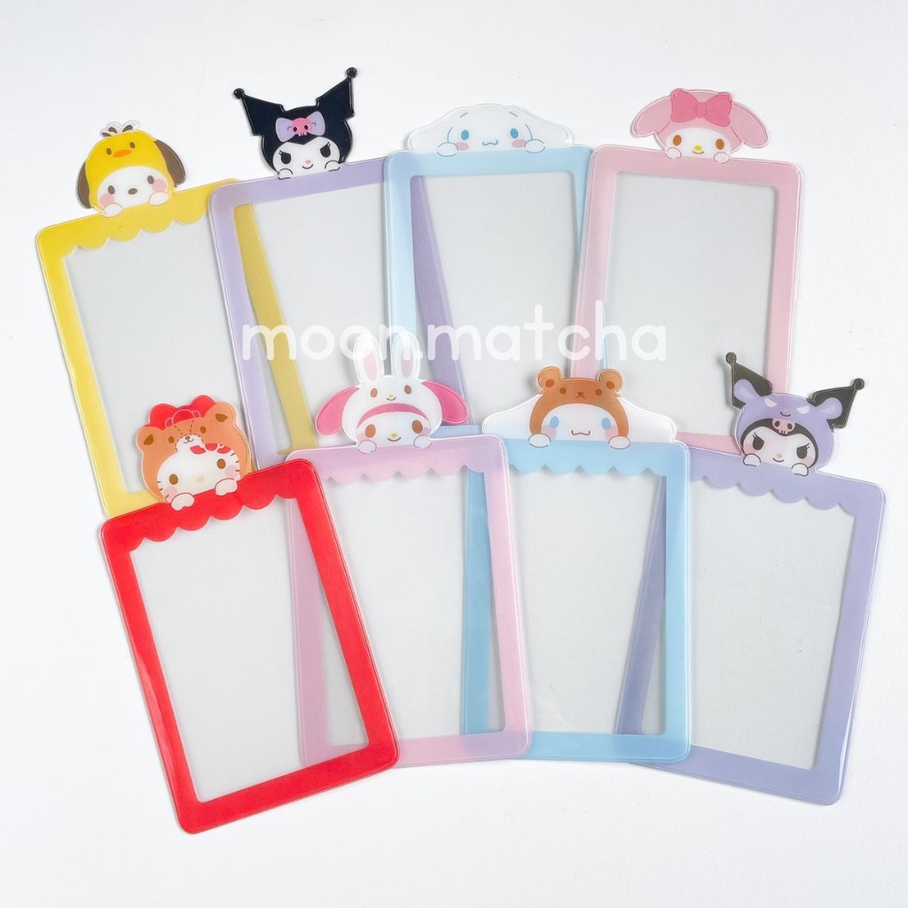 Photocard Sleeve Holder Card Holder Lucu Karakter Material EVA