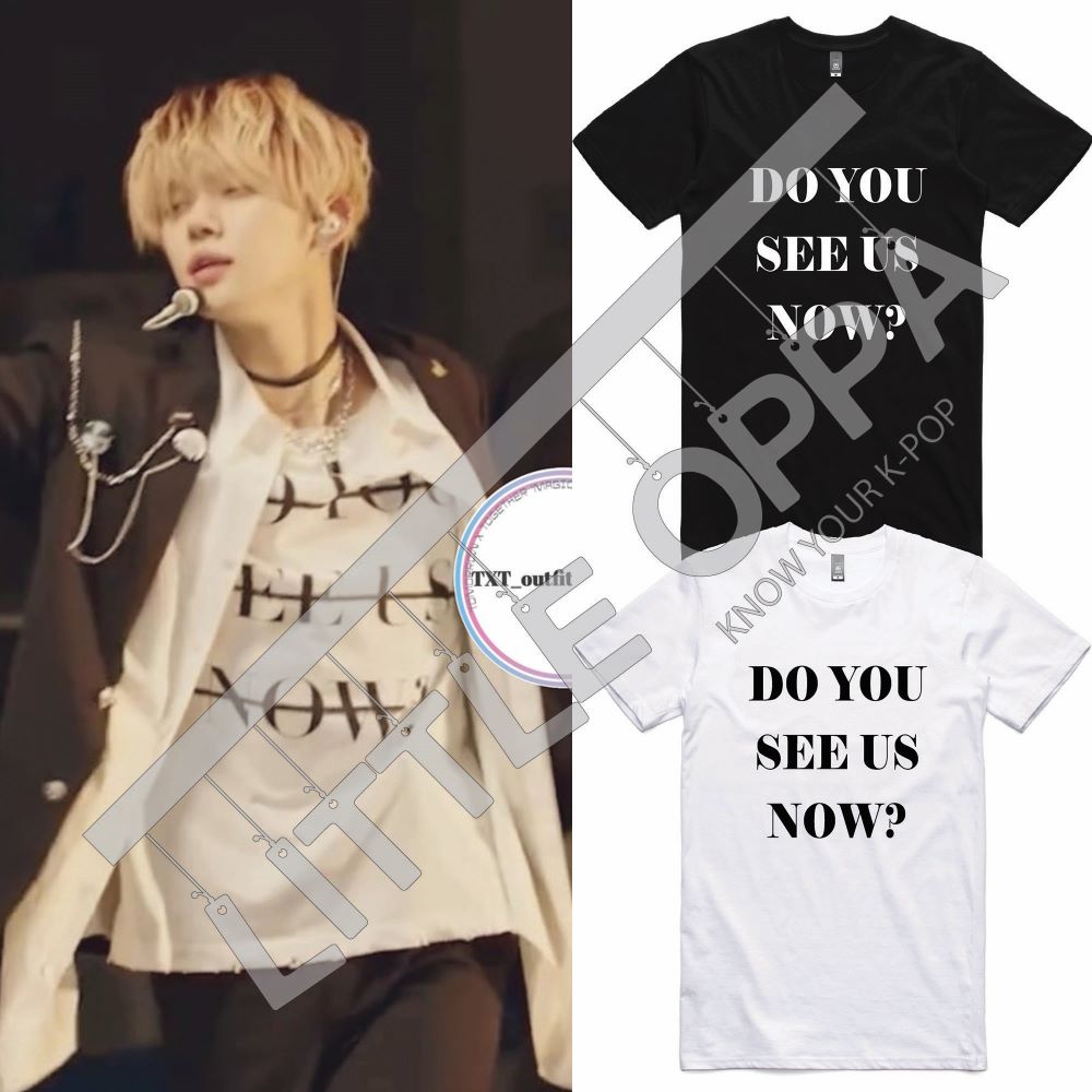 BAJU KAOS KPOP T X T YEONJUN DO YOU SEE US NOW T-SHIRT
