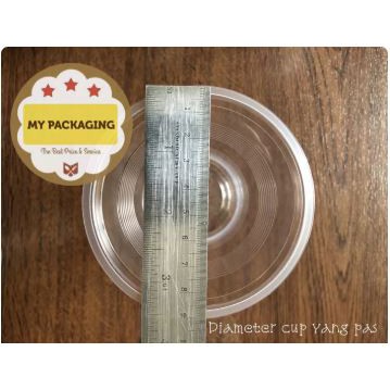 Tutup Gelas Plastik DATAR / Lid Cup Flat (harga 45pcs) TIPIS