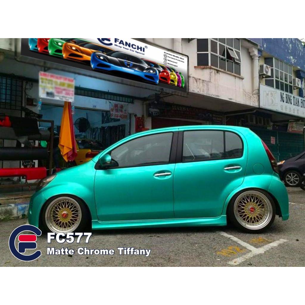 Sticker Mobil Matte Chrome FANCHI NEW BRAND PRODUK (DIJAMIN BERKUALIAS)