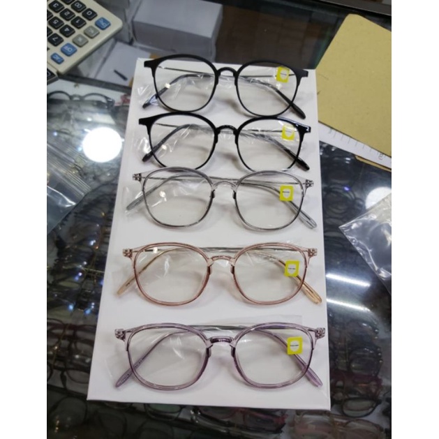 FRAME KACAMATA WANITA LENTUR 2124 + LENSA PHOTOCROMIC GREY ( NORMAL ) FASHION NO MINUS RADIASI