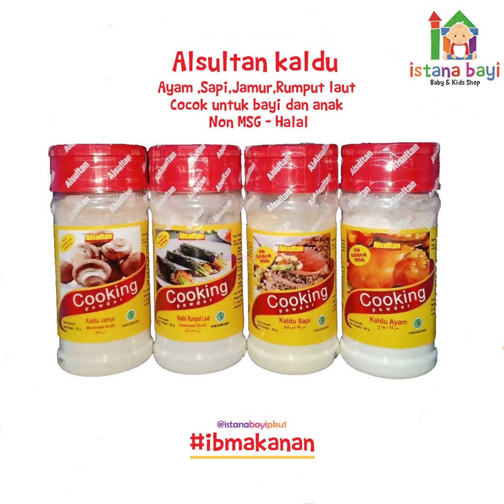 Kaldu Alsultan Non MSG - kaldu Makanan Mpasi bayi/Kaldu anak non MSG